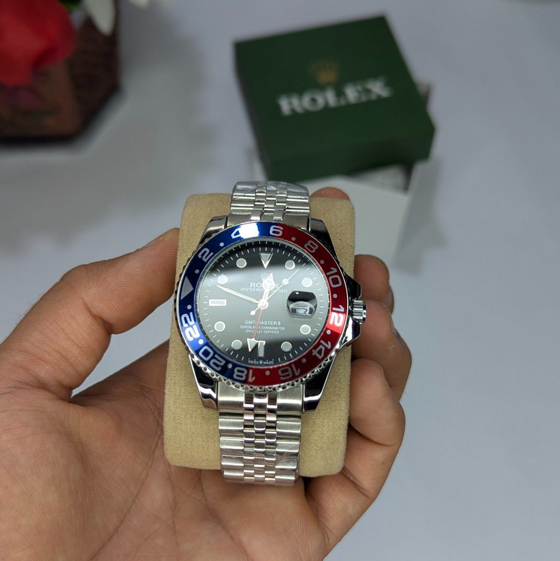 Rlx red and blu Bazal Datejust