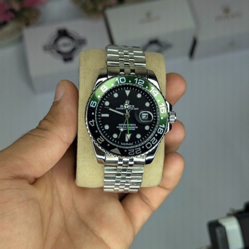 RLX Green Rotating bazel Datejust